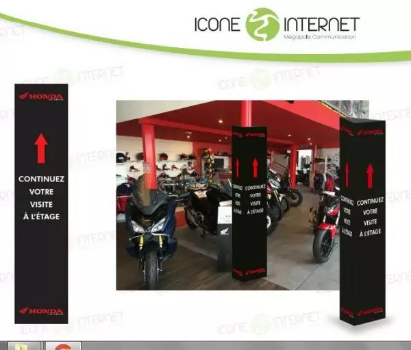 cache poteau personnaliséac