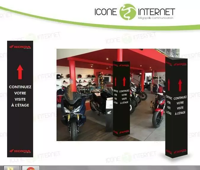cache poteau personnaliséac