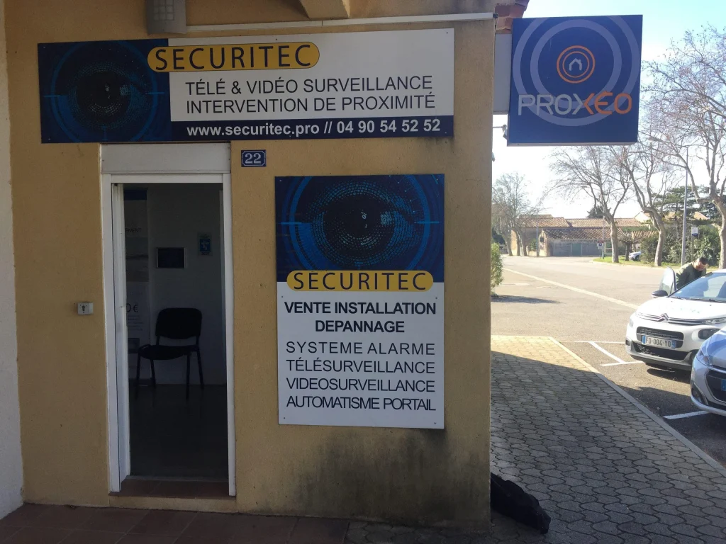 panneau enseigne société