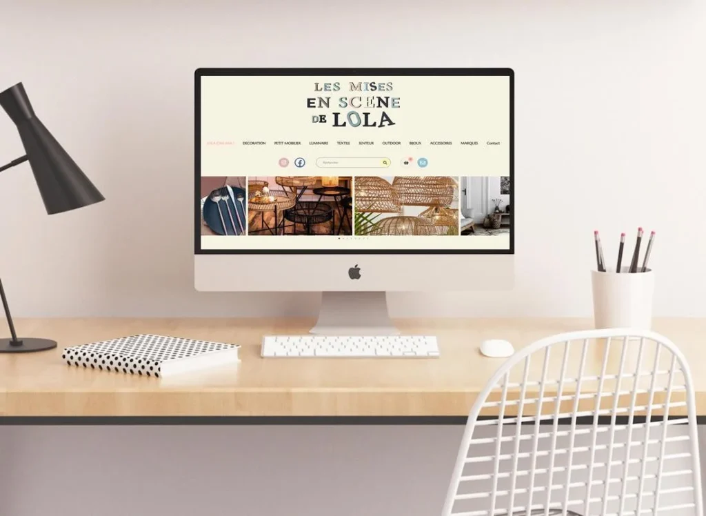 Création site web pour objets déco