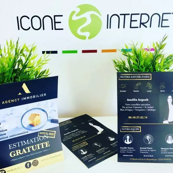flyers pour agence immobilière