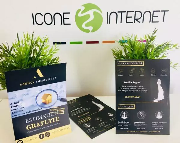 flyers pour agence immobilière
