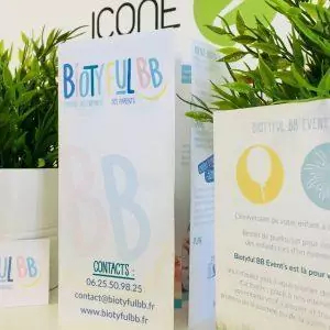 Cartes de visite et flyers pochettes rabats service