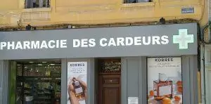 enseigne pharmacie croix lumineuse