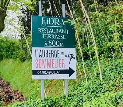 Enseignes lettres découpées design