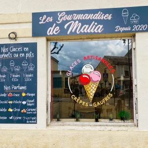 Enseignes lettres découpées design