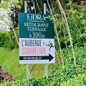 Enseignes lettres découpées design