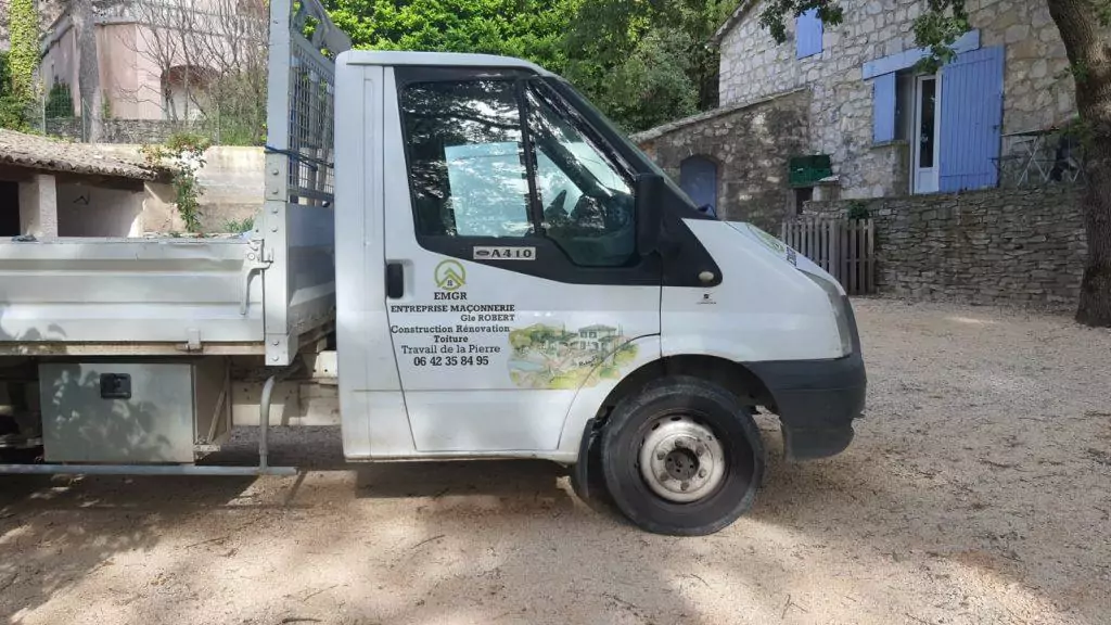 flocage camion porte avant