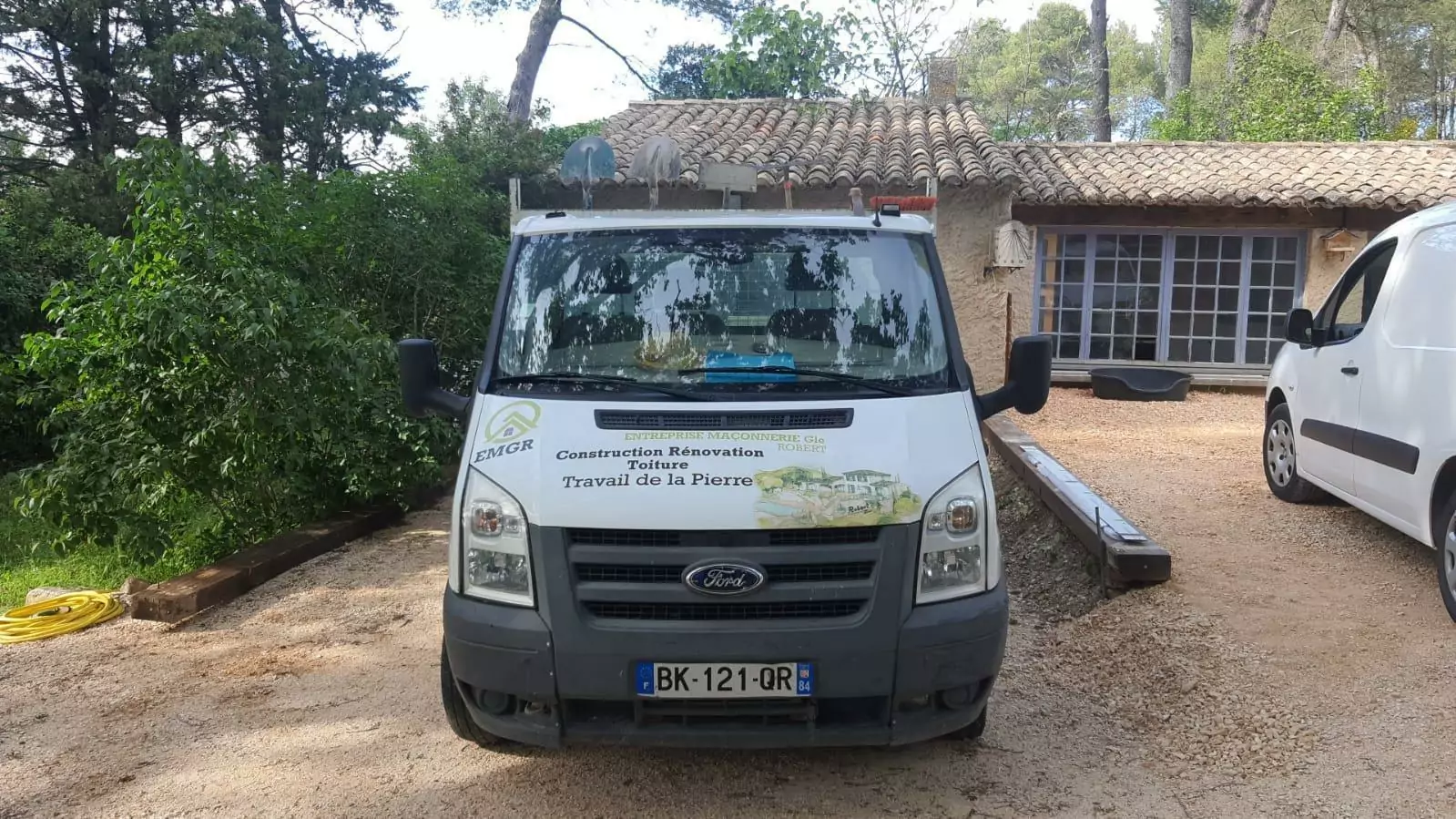 flocage camion porte avant