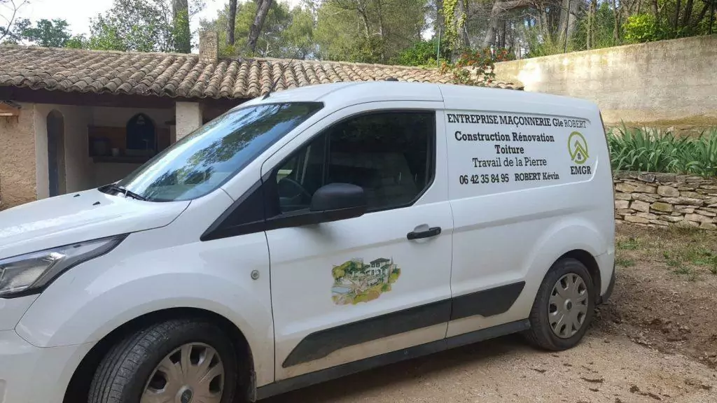 flocage camion porte avant