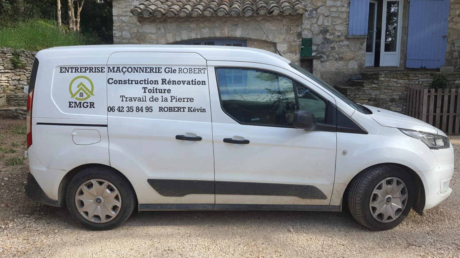flocage camion porte avant