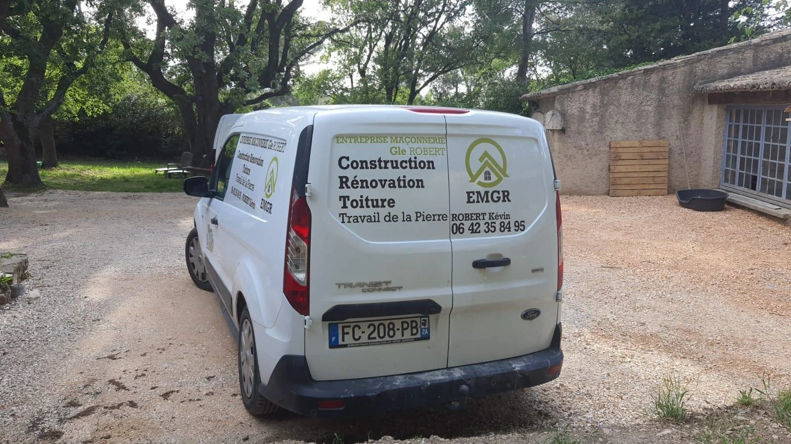 flocage camion porte avant