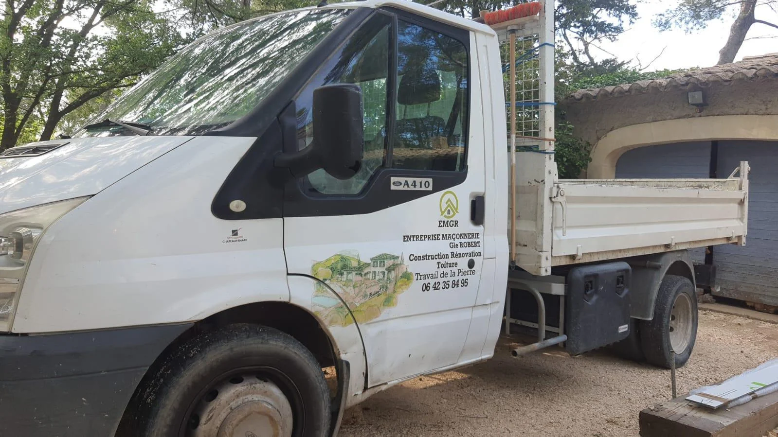 flocage camion porte avant