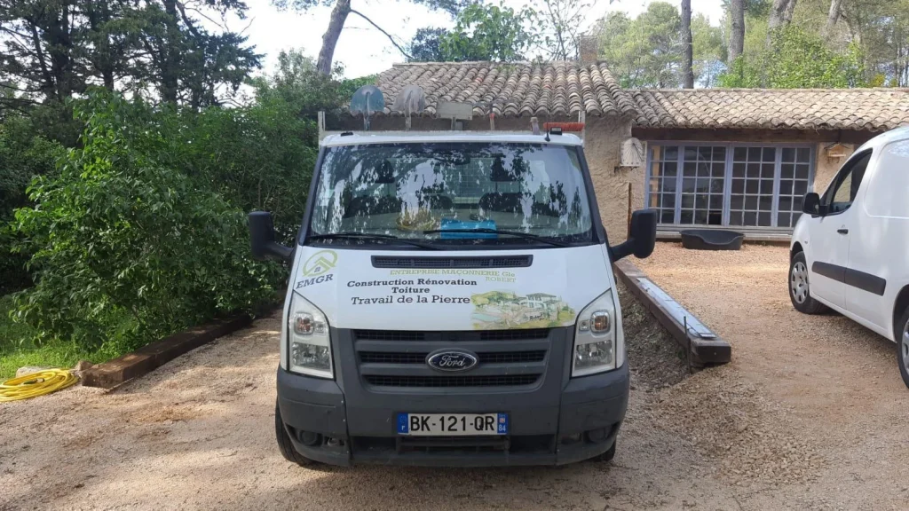 flocage camion porte avant