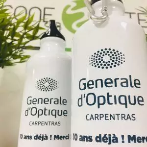gourdes personnalisées acier mousqueton