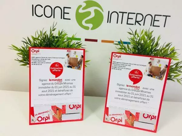 Cartes de visite icone internet agence immobiliere agence isolation