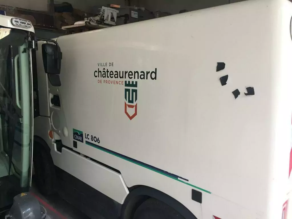 Flocage covering camion porte