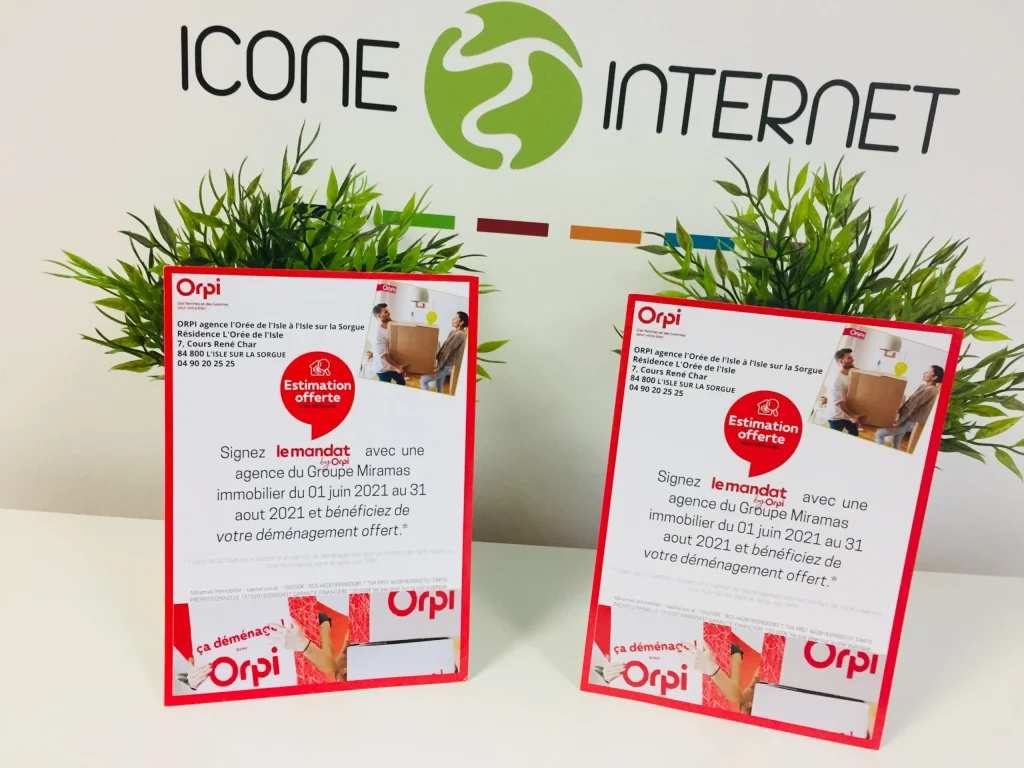 Cartes de visite icone internet agence immobiliere agence isolation