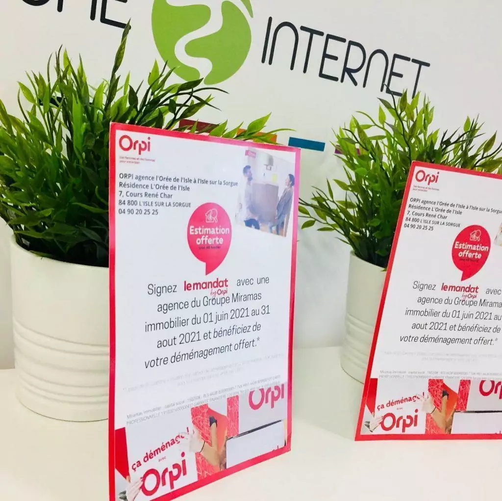 flyers societe agence immobilière