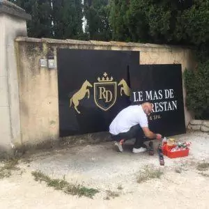 Panneau enseigne centre equestre