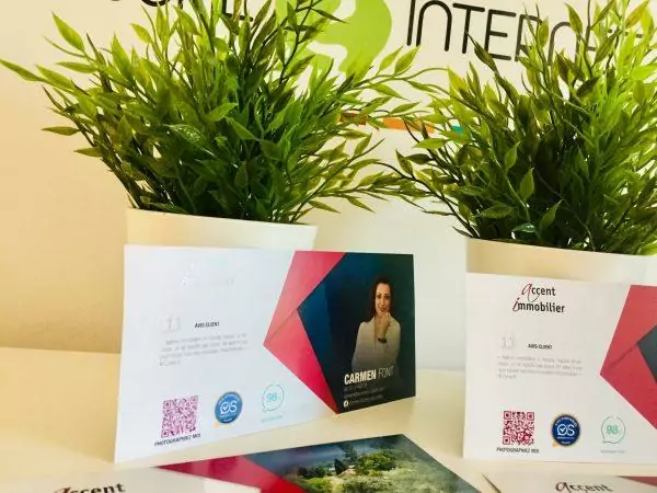 cartes flyers agence immobilière