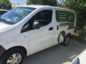 Flocage vehicule paysagiste