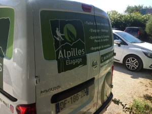 Flocage vehicule payasagiste