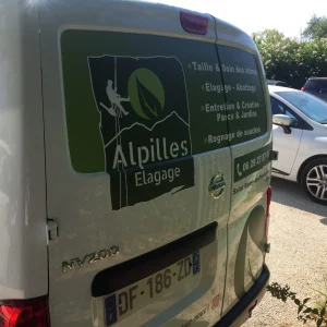 Flocage vehicule payasagiste