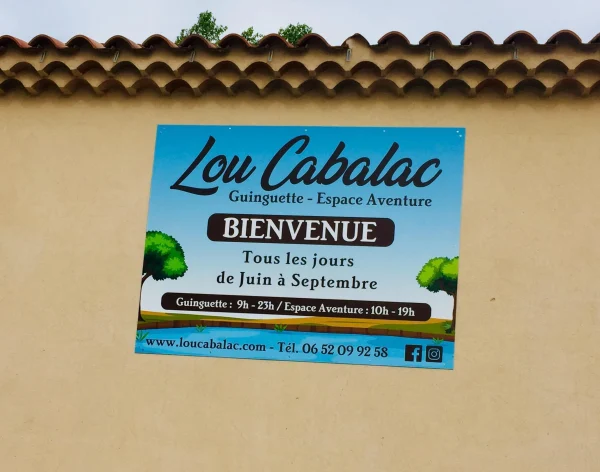 enseigne panneau affiche