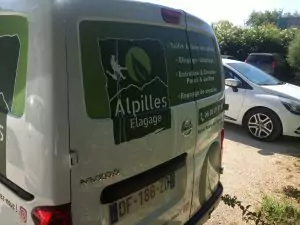 Flocage vehicule payasagiste