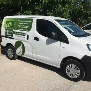 Flocage vehicule paysagiste