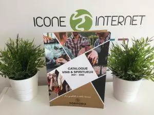 Imprimerie catalogue dos carré collé