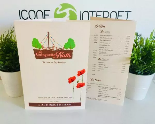 Menu de restaurant
