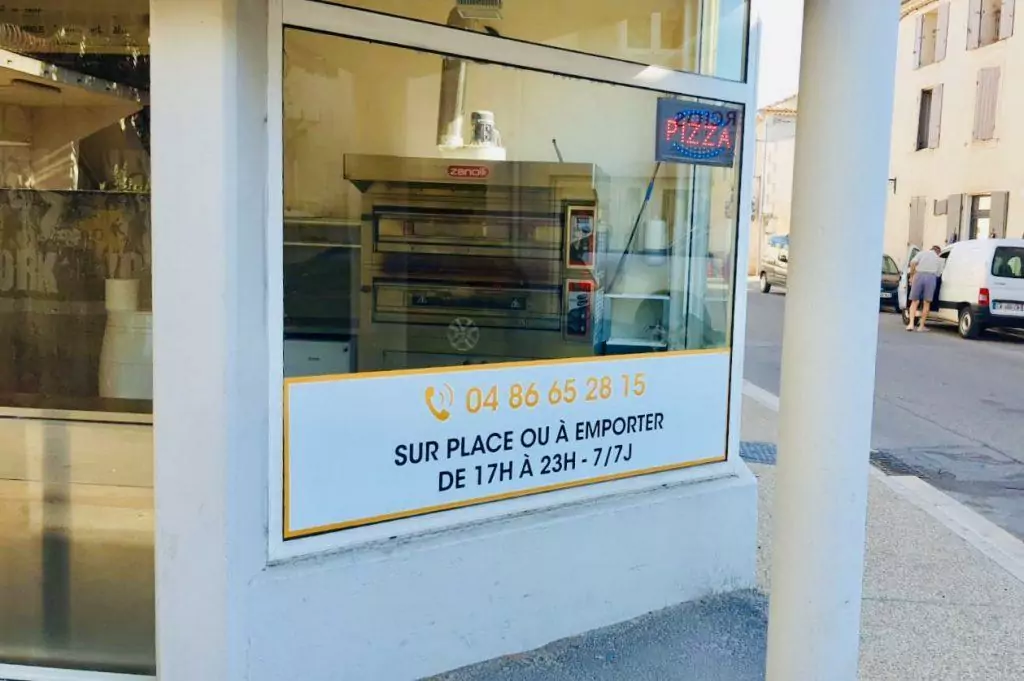 Adhesif vitrine Orange vaucluse