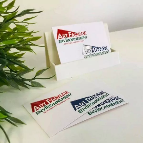 Cartes de visite avec boitier