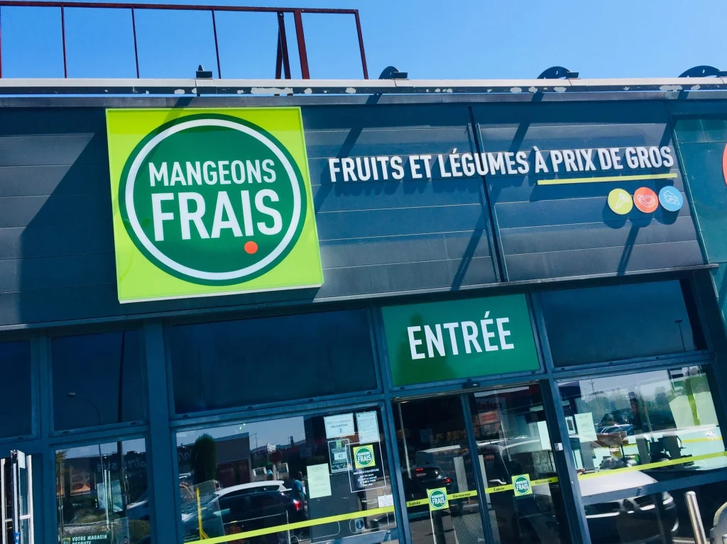Panneau alu dibon adhesif vitrine carpentras