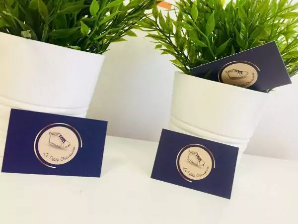 cartes de visite de fidélité vernis sélectif brillant imprimerie