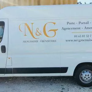Flocage marquage menuiserie
