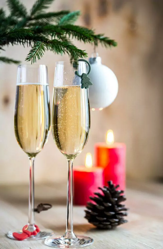 Identificateurs de verres Noël personnalisable