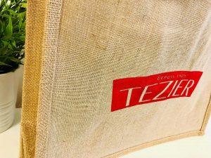 Sac en toile de jute personnalisé et designa