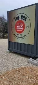 Panneau dibond restaurant burger
