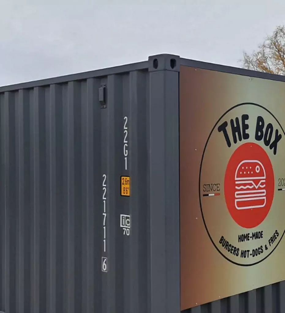 Panneau dibond restaurant burger