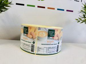 Étiquettes packaging soupe