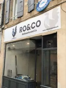panneau enseigne pour restaurant rotisserie