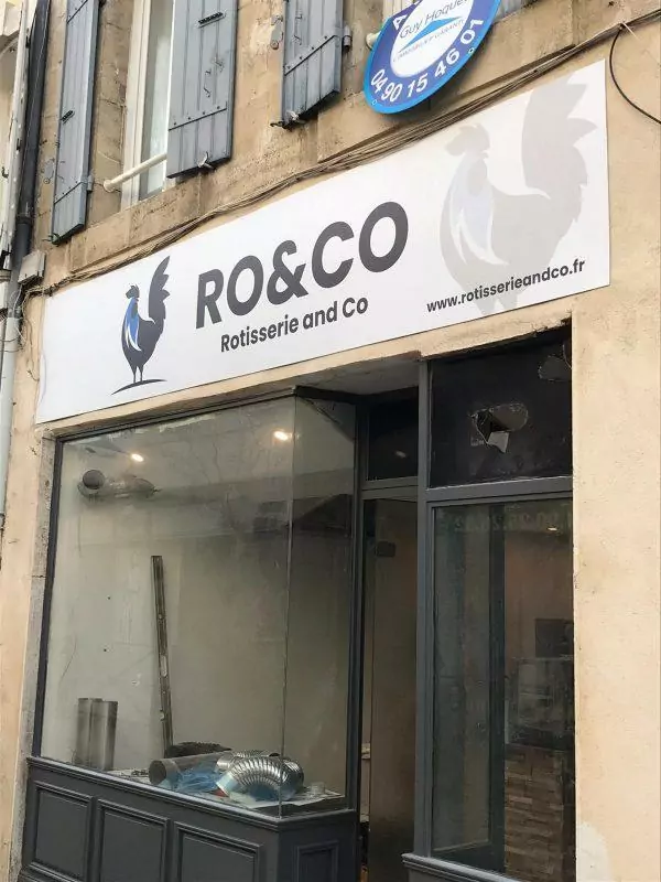panneau enseigne pour restaurant rotisserie