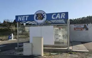panneau enseigne station de lavage
