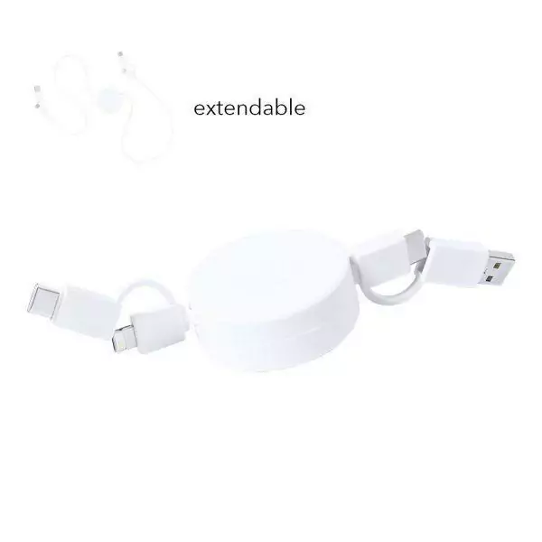Chargeur multifonction personnalisé orange