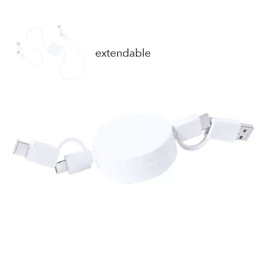 Chargeur multifonction personnalisé orange