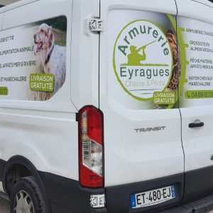 flocage camion magasin commerce