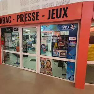 Adhesif enseigne bureau de tabac
